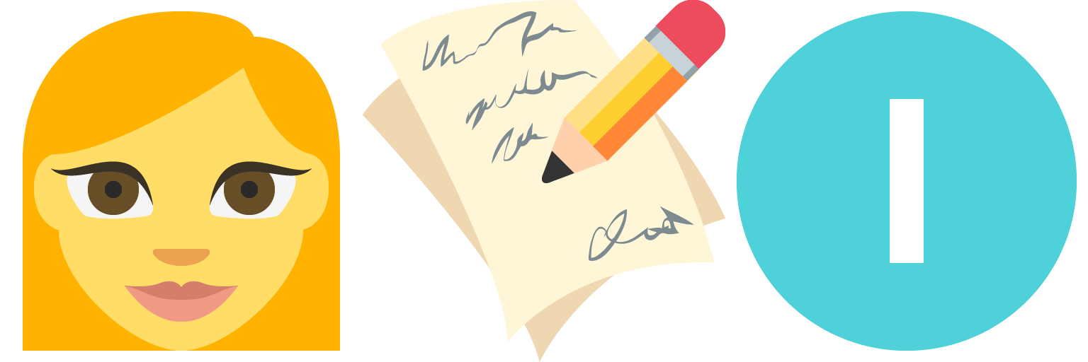 woman, pencil, regional indicator i